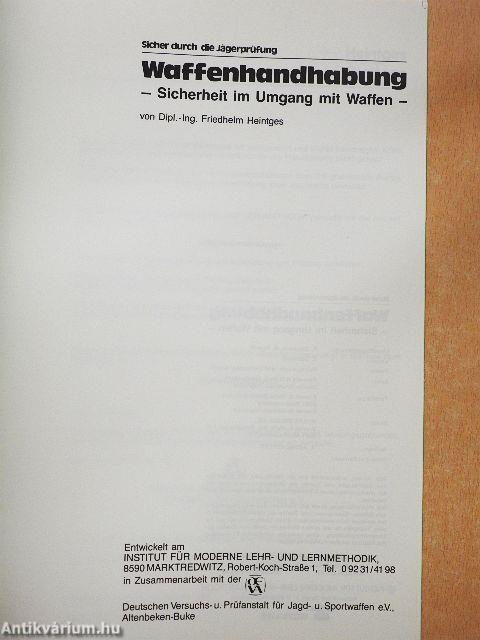 Waffenhandhabung