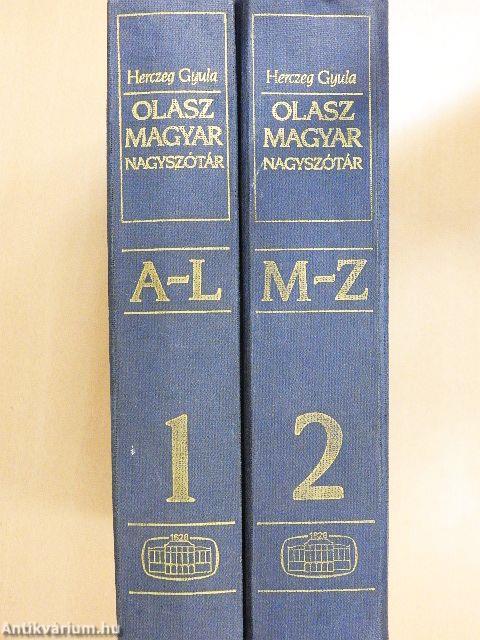 Olasz-magyar nagyszótár 1-2.
