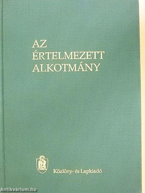 Az értelmezett Alkotmány