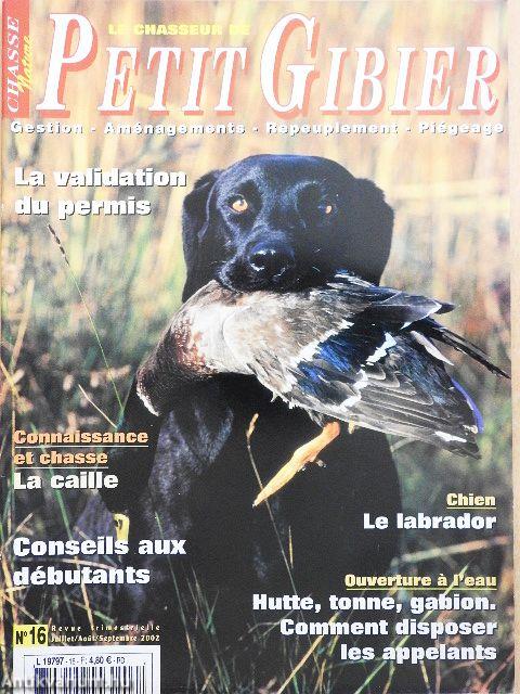 La Chasseur de Petit Gibier Juillet/Aout/Septembre 2002