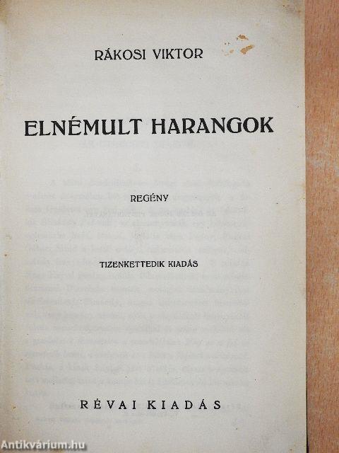 Elnémult harangok