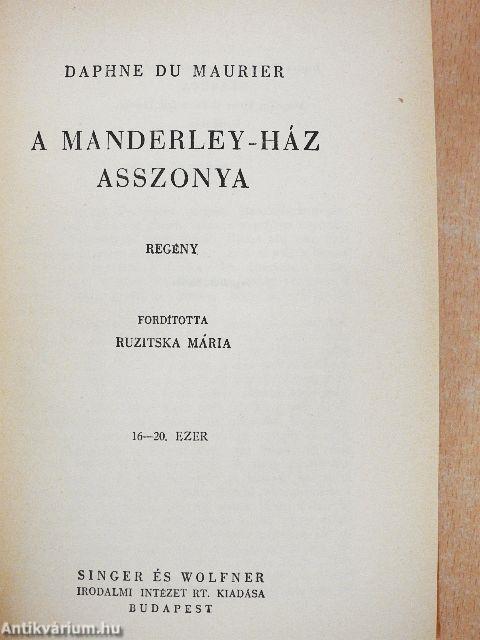 A Manderley-ház asszonya