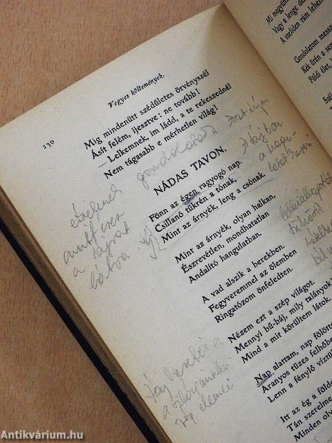 Vajda János kisebb költeményei