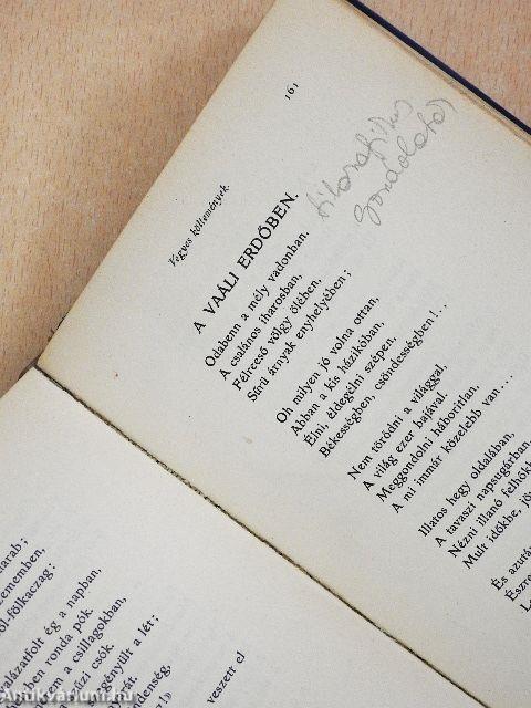 Vajda János kisebb költeményei