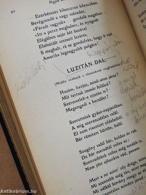 Vajda János kisebb költeményei