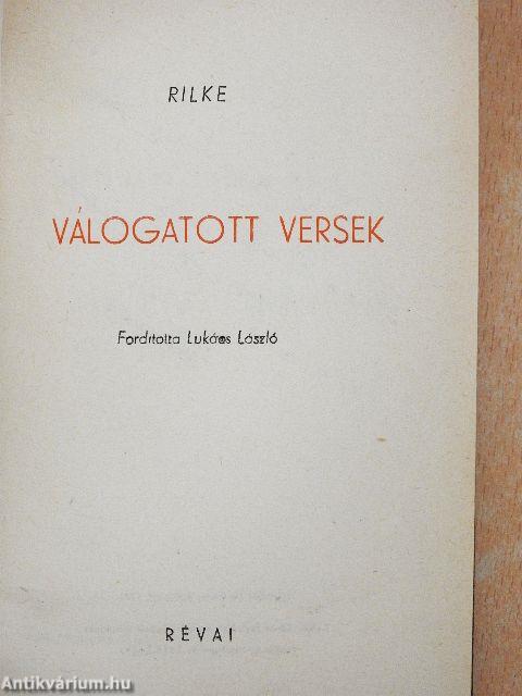 Válogatott versek