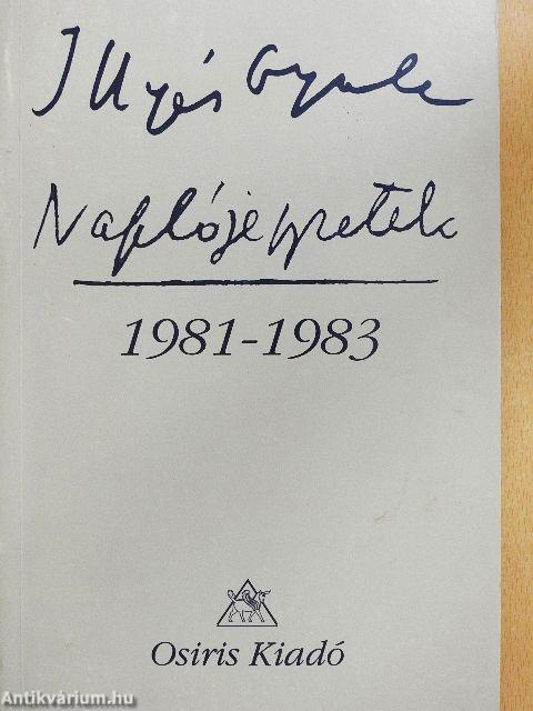 Naplójegyzetek 1981-1983