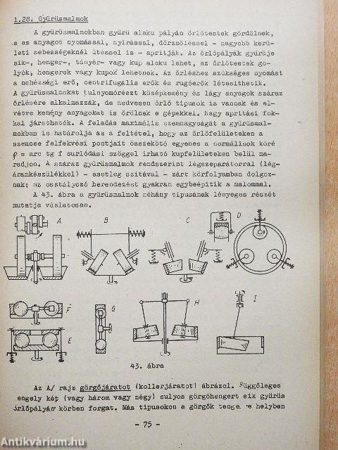 Aprítók és osztályozók