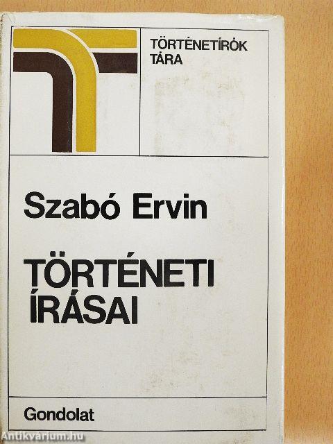 Szabó Ervin történeti írásai