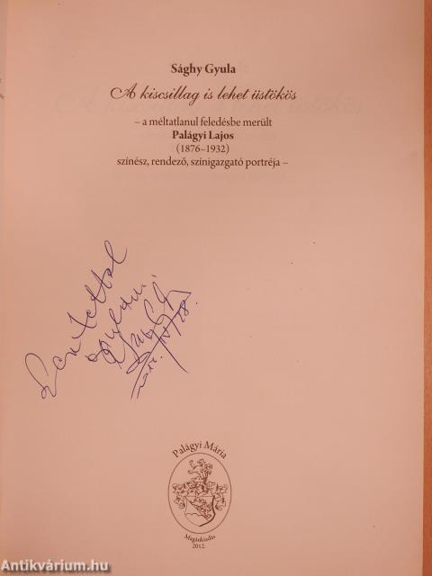 A kiscsillag is lehet üstökös (dedikált példány)