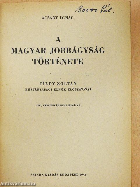 A magyar jobbágyság története