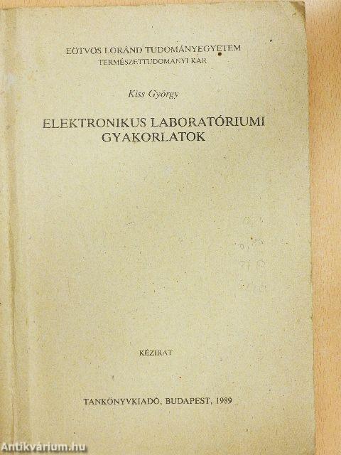 Elektronikus laboratóriumi gyakorlatok