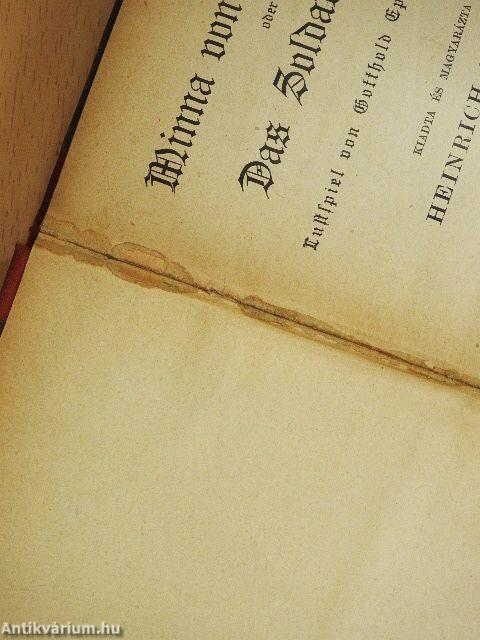 Minna von Barnhelm oder das Soldatenglück (gótbetűs)