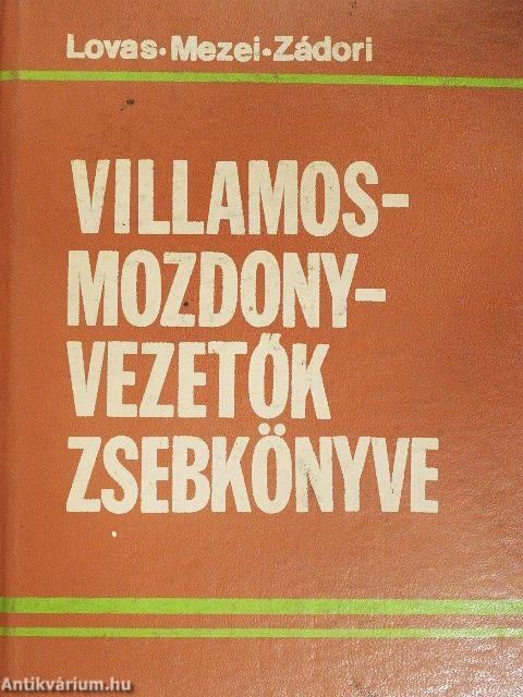 Villamosmozdony-vezetők zsebkönyve