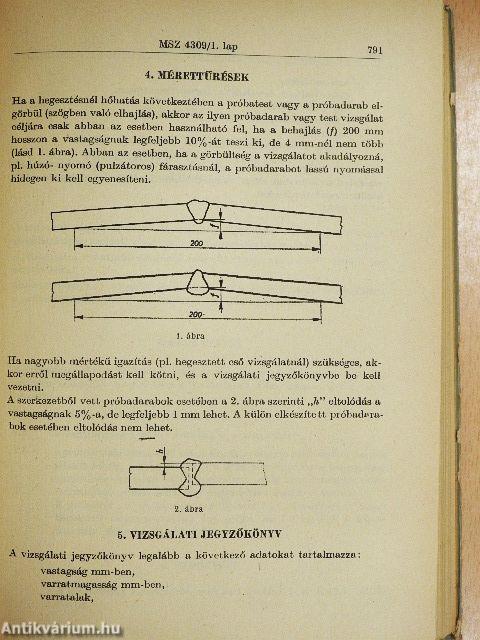 Csővezetéki szabványok I-II.