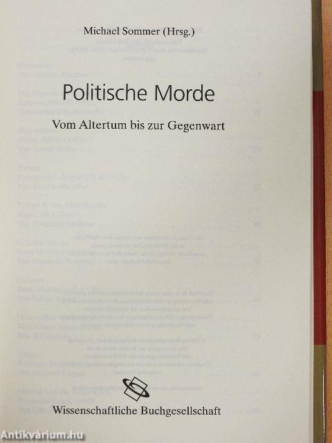 Politische Morde