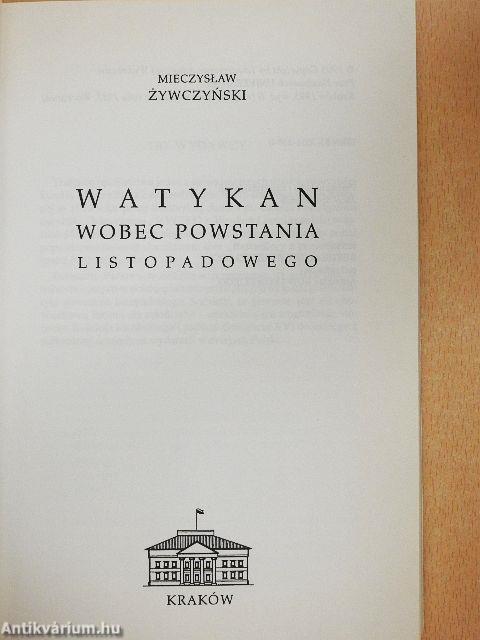 Watykan Wobec Powstania Listopadowego