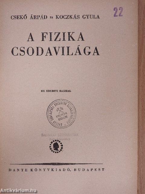 A fizika csodavilága