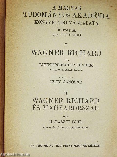 Wagner Richard/Wagner Richard és Magyarország