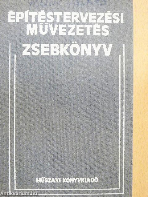 Építéstervezési művezetés zsebkönyv