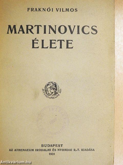 Martinovics élete