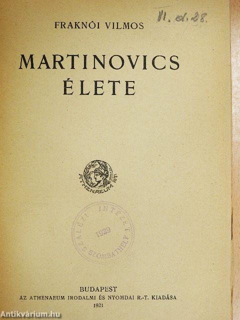 Martinovics élete