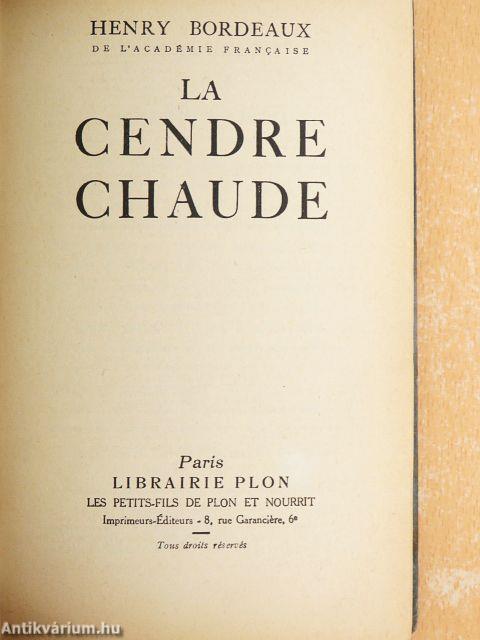 La cendre chaude