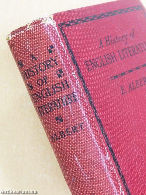 A History of English Literature