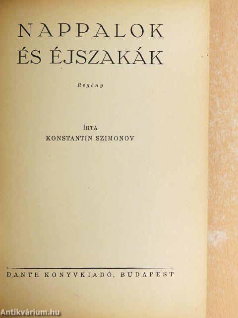 Nappalok és éjszakák