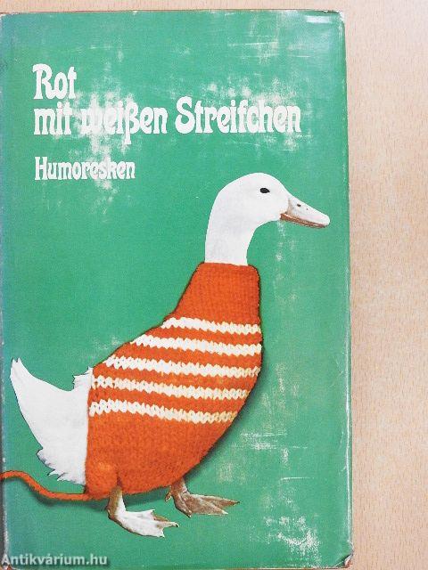 Rot mit weißen Streifchen