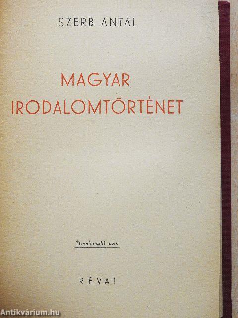 Magyar irodalomtörténet