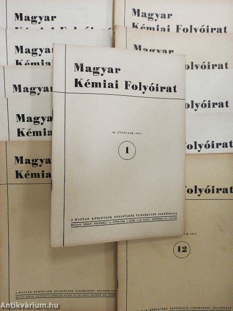 Magyar Kémiai Folyóirat 1974. január-december