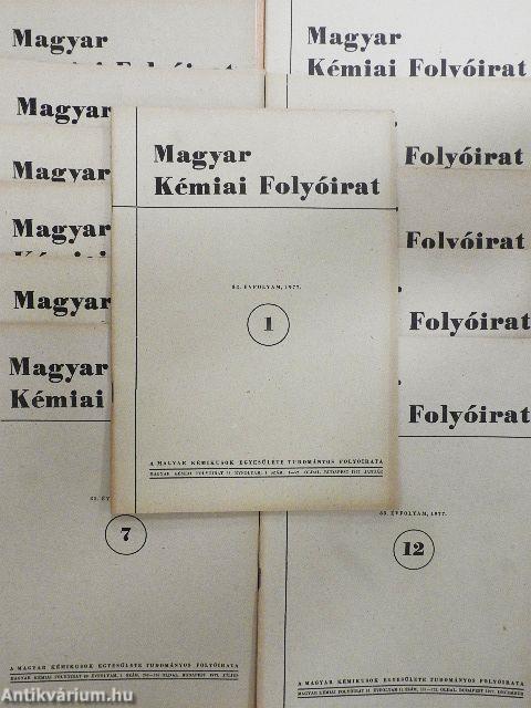 Magyar Kémiai Folyóirat 1977. január-december