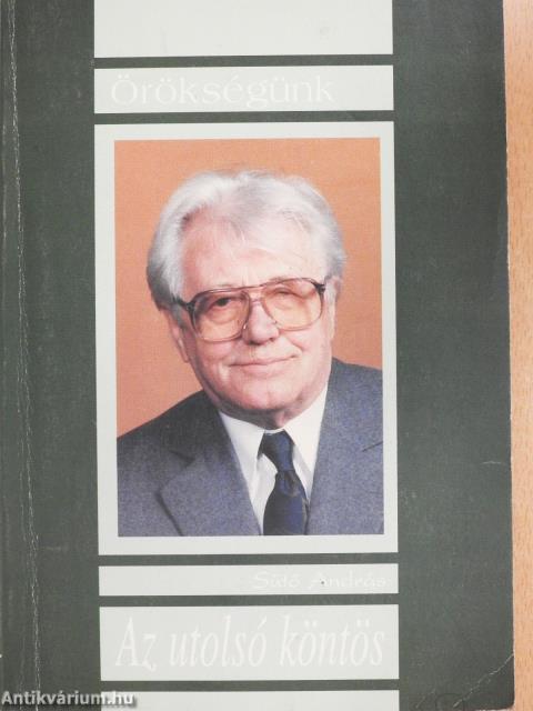 Az utolsó köntös (dedikált példány)