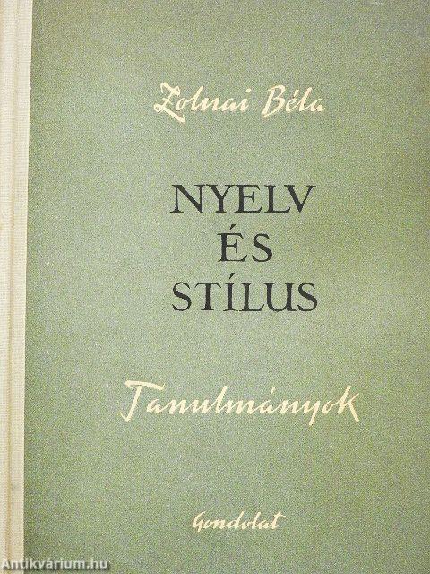 Nyelv és stílus