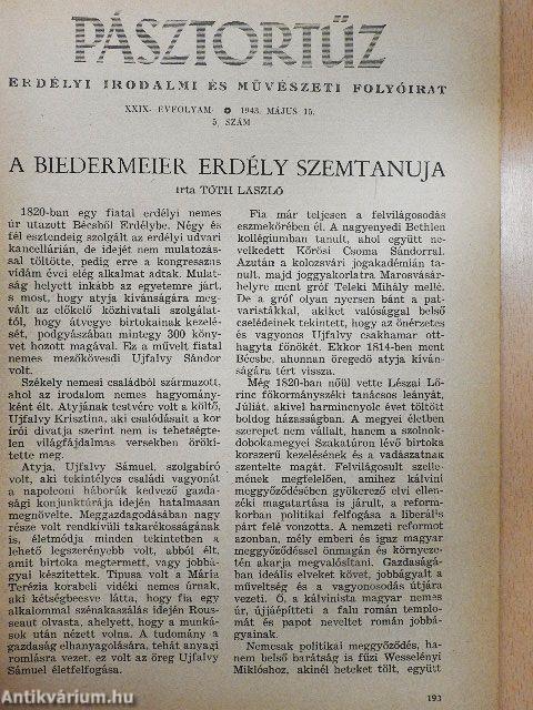 Pásztortűz 1943. május 15.
