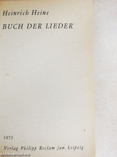 Buch der Lieder