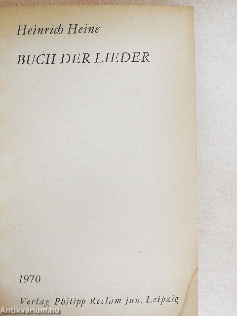 Buch der Lieder