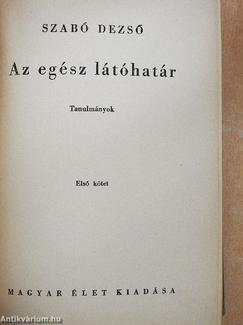 Az egész látóhatár I-III.