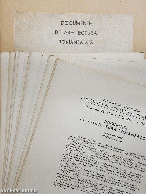 Documente de arhitectura romaneasca 2.