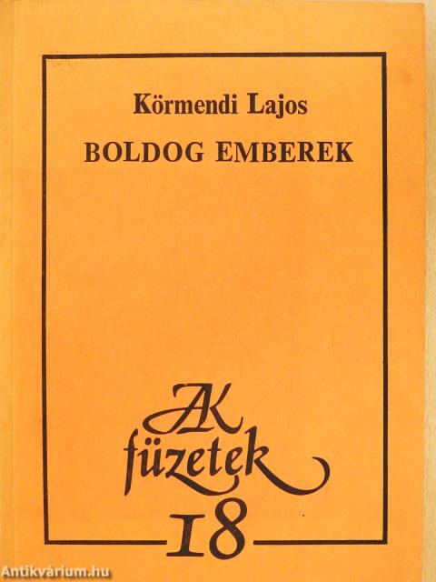 Boldog emberek (dedikált példány)