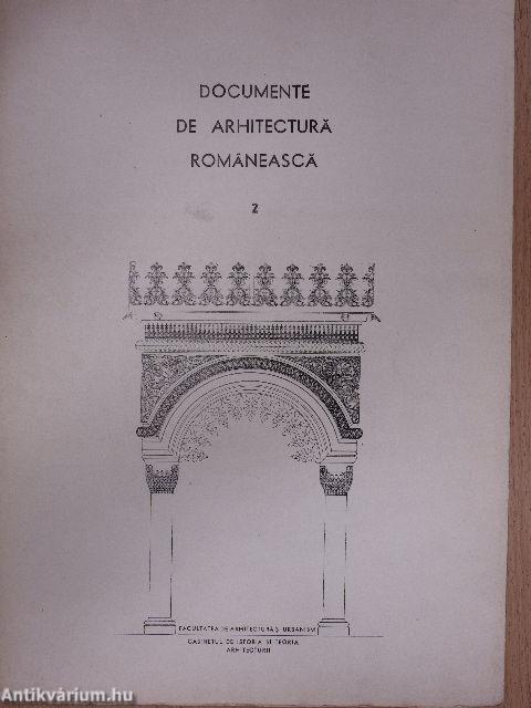 Documente de arhitectura romaneasca 2.