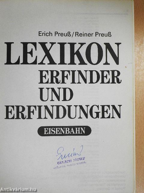 Lexikon Erfinder und Erfindungen