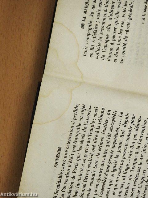 Souvenirs de la Marquise de Créquy IX.