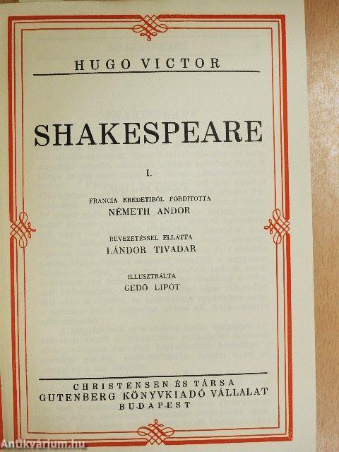 Shakespeare I-II.