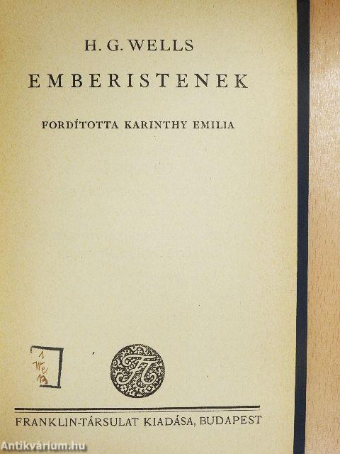 Emberistenek