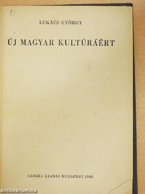 Új magyar kultúráért