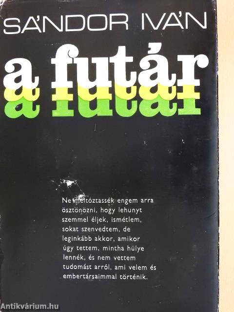 A futár (dedikált példány)