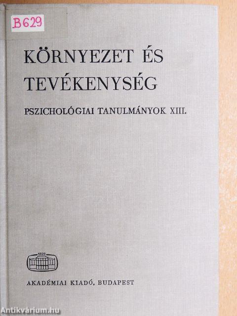 Környezet és tevékenység