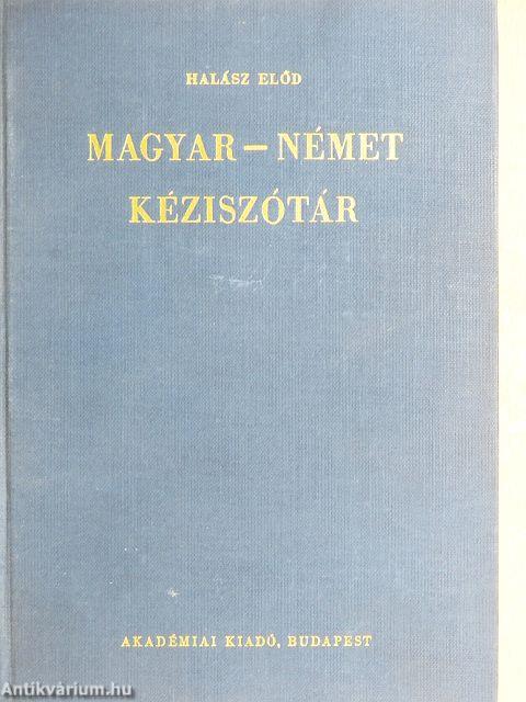 Magyar-német kéziszótár